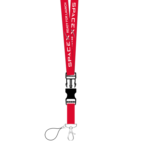 DL12-010 SpaceX Launch Crew Lanyard ID Card holder or Keychain school student 31 inch with Space X