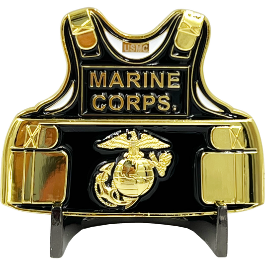 EL13-015 Semper Fi US Marines Challenge Coin Military Veteran