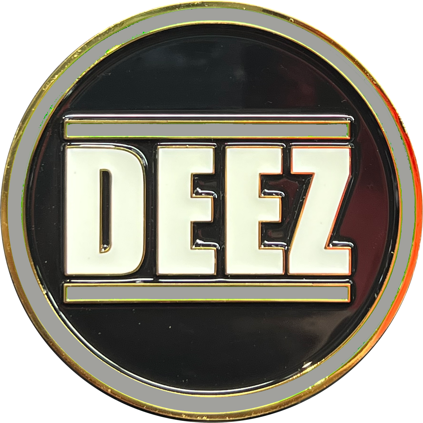 GL2-004 Deez Nuts challenge coin with 3D nuts Correctional Officer CO Corrections Funny Gag Gift Thin Gray Line