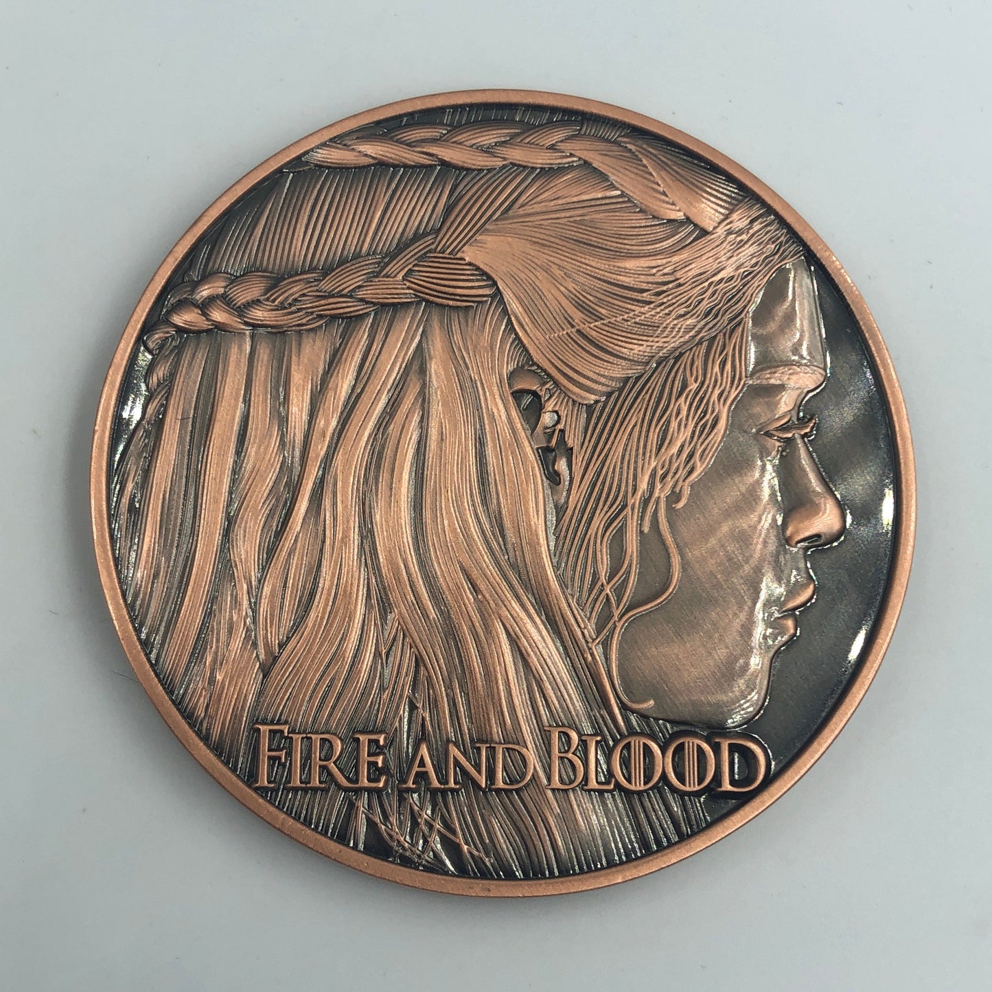 H-010 Mother of Dragons GoT challenge coin Game of Thrones Daenerys Targaryen Fire and Blood