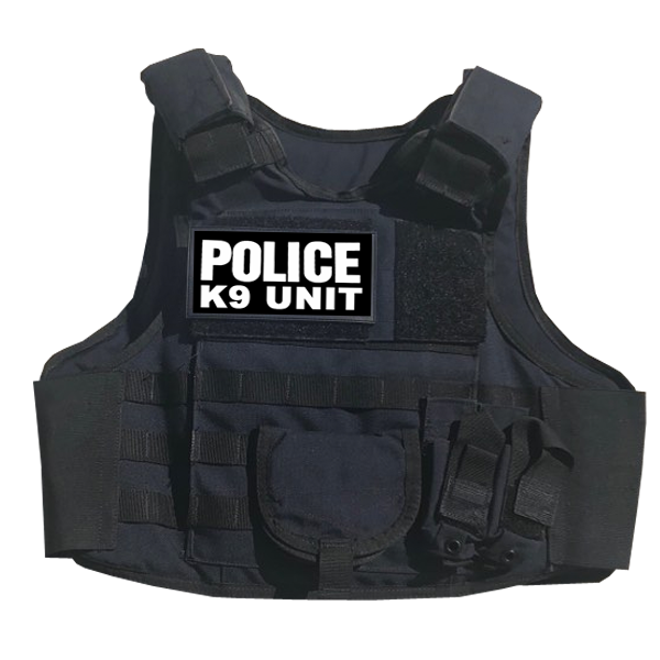 K9 UNIT Body Armor Bullet Proof Ballistic vest Tactical PVC Rubber Patch set POLICE LAW ENFORCEMENT patches CBP