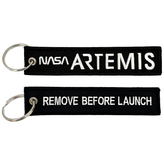 discontinued BL16-004 NASA Artemis Shuttle Launch Keychain or Luggage Tag or zipper pull