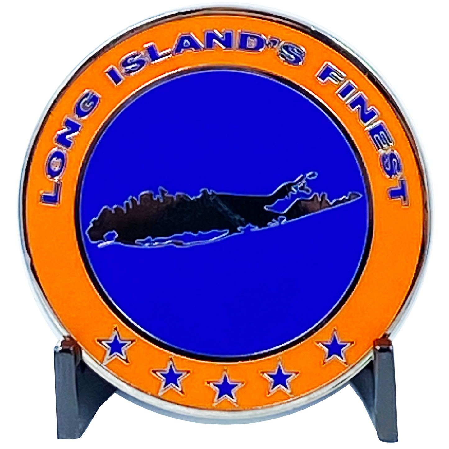 DL5-13 NCPD LI Nassau County Police Department Long island Dept. Challenge Coin thin blue line