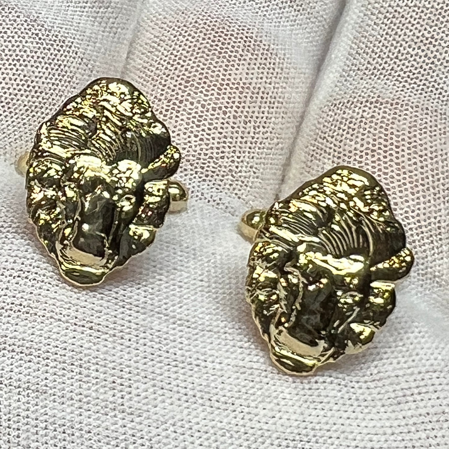PBX-004-A Law Enforcement Officers Memorial National Police Memorial Lion Cufflinks PBA FOP FLEOA