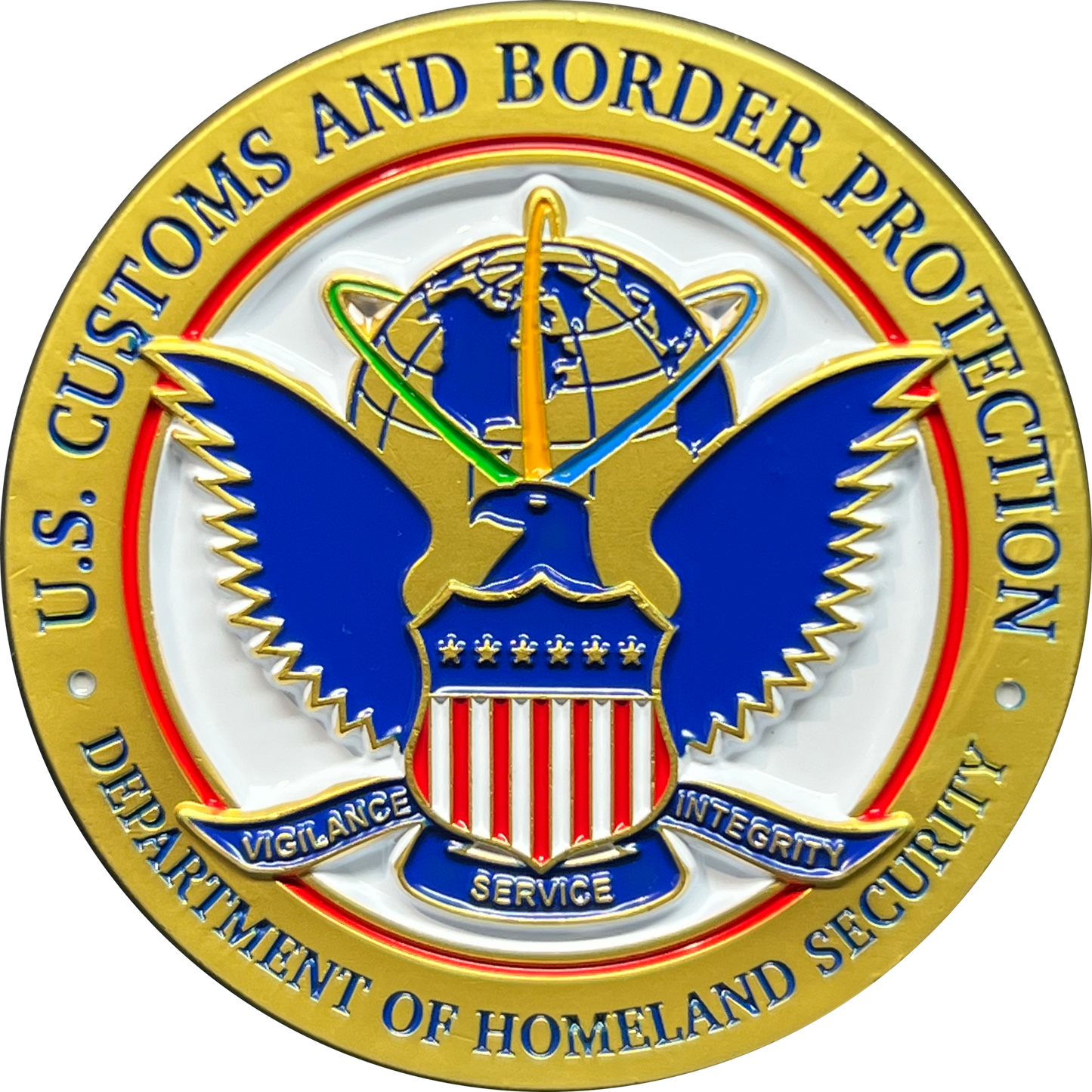 GL2-009 CBP Border Patrol Field Ops AMO Peer Support Challenge Coin
