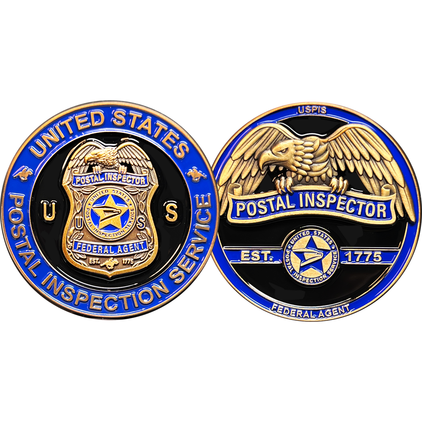 GL11-002 Mail Carrier Handler Inspector Mailman Challenge Coin