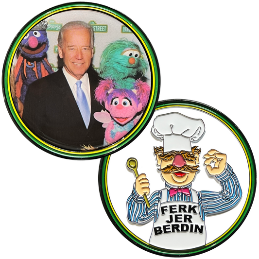 GL3-002 Let's Go Brandon Puppet Challenge Coin