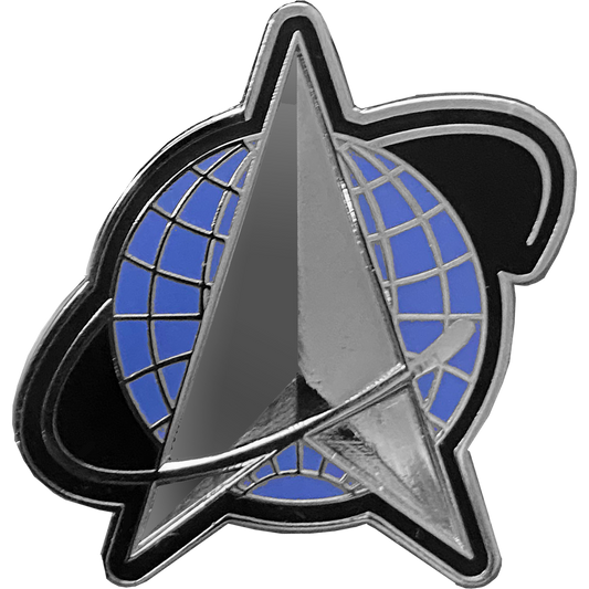 CL10-03 Space Force Space Command USAF pin with 2 pin posts Air Force