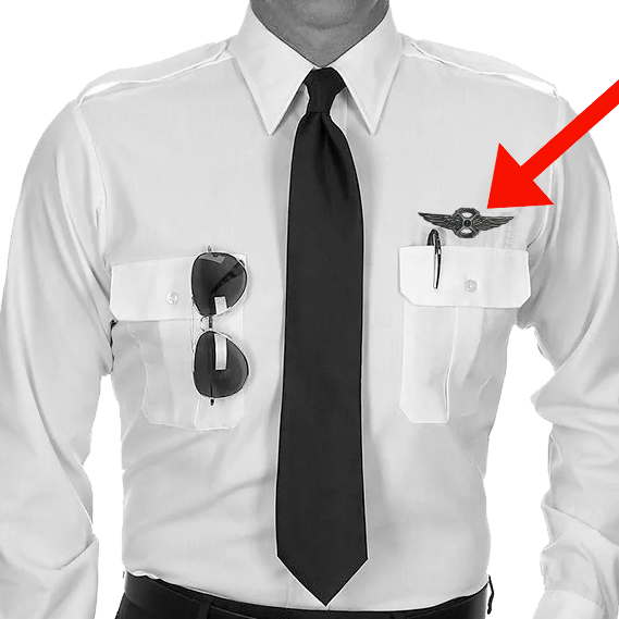 BL5-013 Full size UAS FAA Commercial Drone Pilot Wings pin Black Tactical